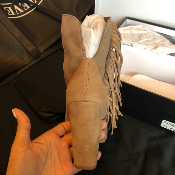 Brand new beige suede booties - Picture 2 of 5